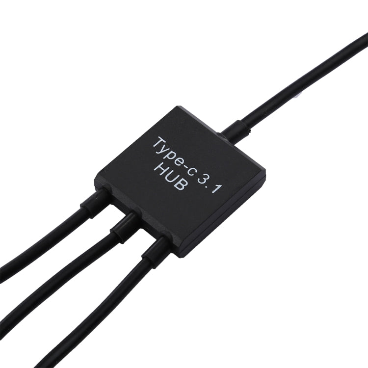 USB-C / Type-C公頭 轉 2口USB母頭+Micro USB 母頭集線器適配器