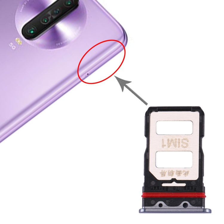 適用於小米Redmi K30 Pro SIM卡+SIM卡 卡托