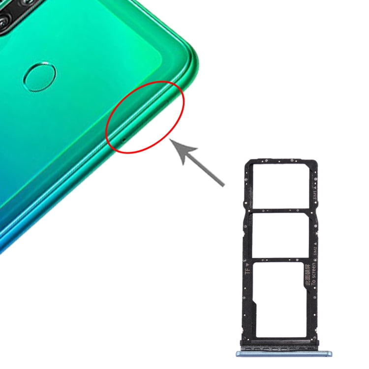 適用於 華為 P40 Lite E / Enjoy 10 SIM卡+SIM卡+Micro SD卡  卡托