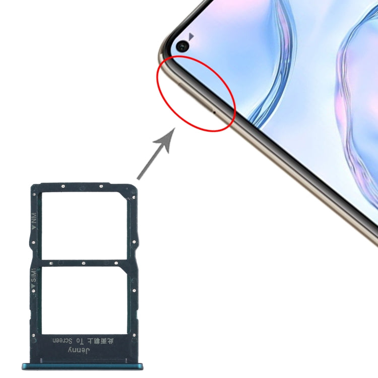 適用於 華為 Nova 6 SE SIM卡+NM卡 卡托  , For Huawei Nova 6 SE