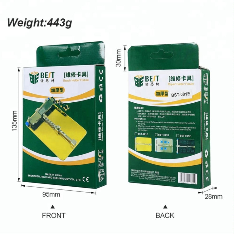 BEST-001E DIY FIX不銹鋼電路板PCB支架夾具工作站用於芯片修復工具