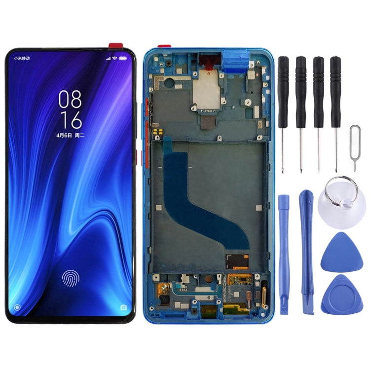 適用於小米 9T Pro / Redmi K20 Pro / Redmi K20 原裝AMOLED材質 液晶觸摸總成帶框