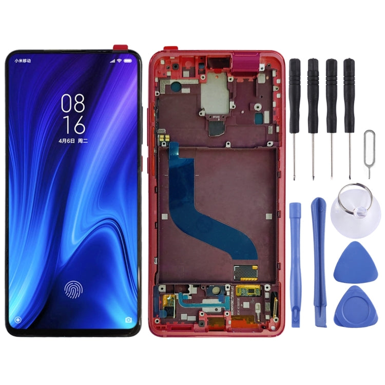 適用於小米 9T Pro / Redmi K20 Pro / Redmi K20 原裝AMOLED材質 液晶觸摸總成帶框