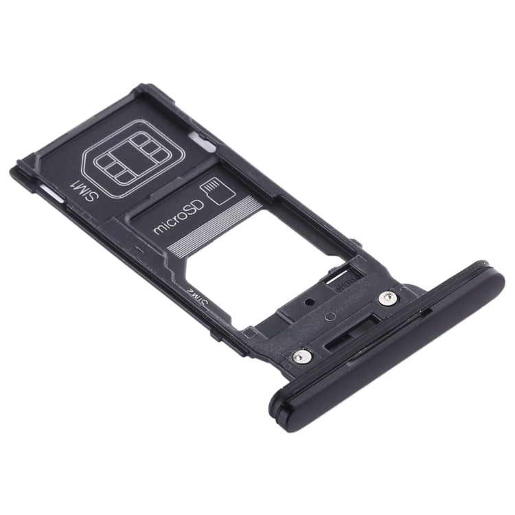 適用於 Sony Xperia XZ2 SIM卡+SIM卡+Micro SD卡 卡托
