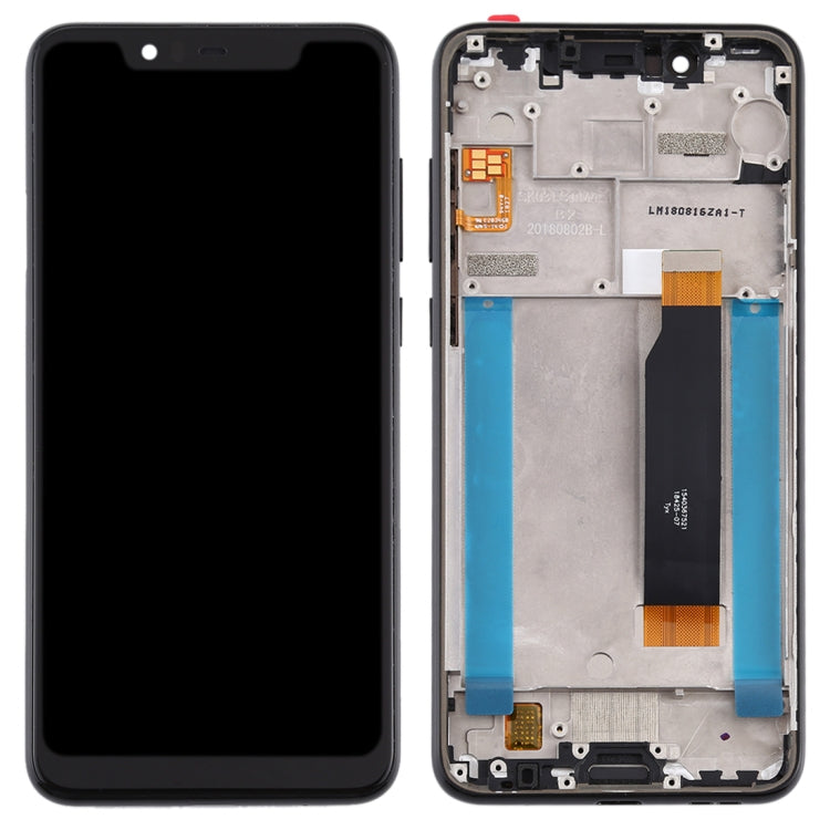 適用於Nokia 5.1 Plus / X5 / TA-1102 TA-1105 TA-1108 TA-1109 TA-1112 TA-1120 TA-1199 液晶觸摸總成帶框