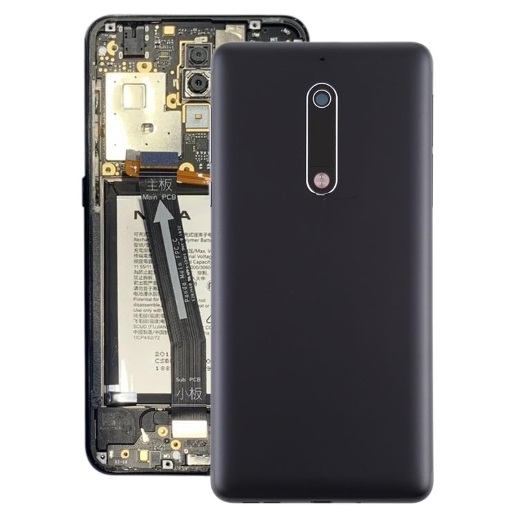 適用於 Nokia 5 TA-1024 TA-1027 TA-1044 TA-1053 電池后蓋帶相圈和開機音量排線