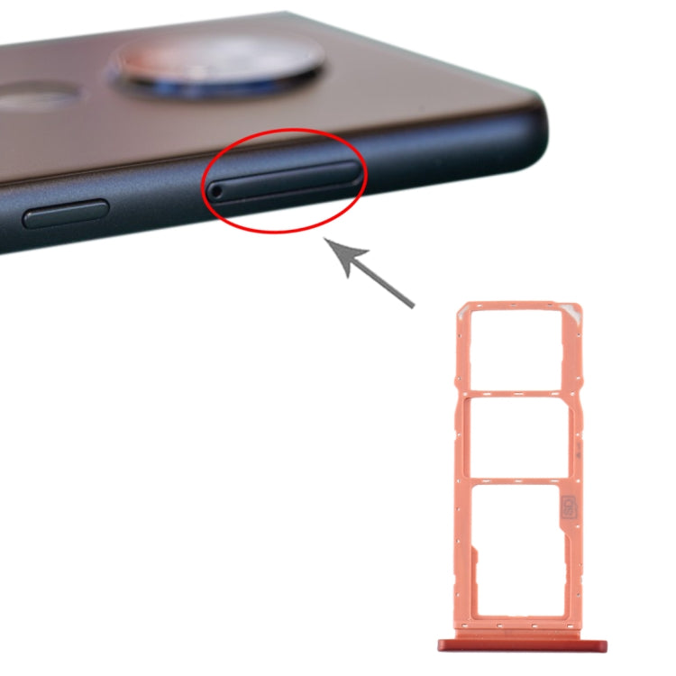 適用於 Nokia 7.2 / 6.2 TA-1196 TA-1198 TA-1200 TA-1187 TA-1201 SIM卡+SIM卡+Micro SD卡 卡托