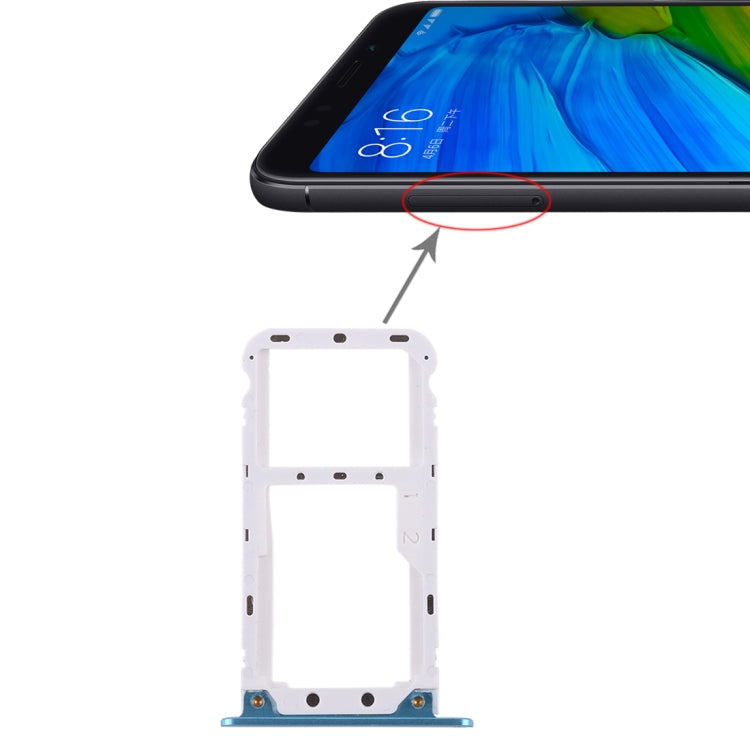 適用於小米紅米5 Plus SIM卡托和Micro SD卡托 雙卡