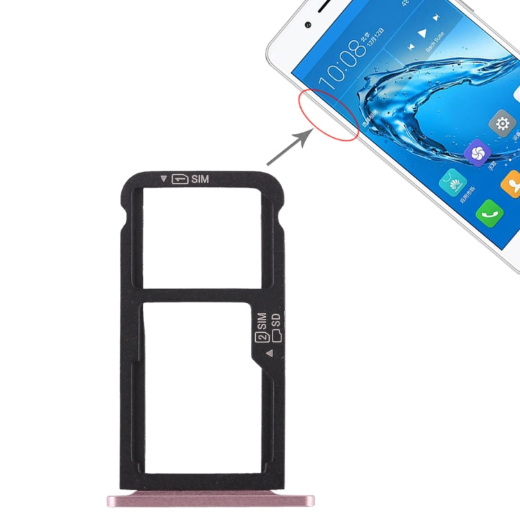適用於華為Enjoy 6s SIM卡+SIM卡/Micro SD卡 卡托 雙卡