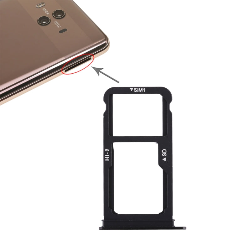適用於華為Mate 10 SIM卡+SIM卡/Micro SD卡 卡托 雙卡