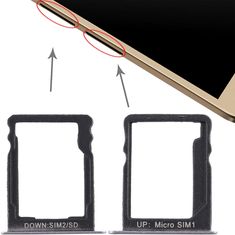 適用於華為Enjoy 5s SIM卡+SIM卡/Micro SD 卡托 雙卡