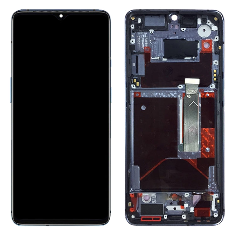適用於OnePlus 7T HD1901 HD1903 HD1900 HD1905 OEM液晶觸摸總成帶框