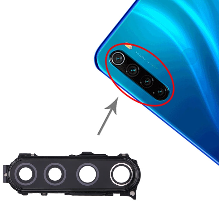 適用於 小米 Redmi Note 8 相圈 后攝像頭框帶鏡片