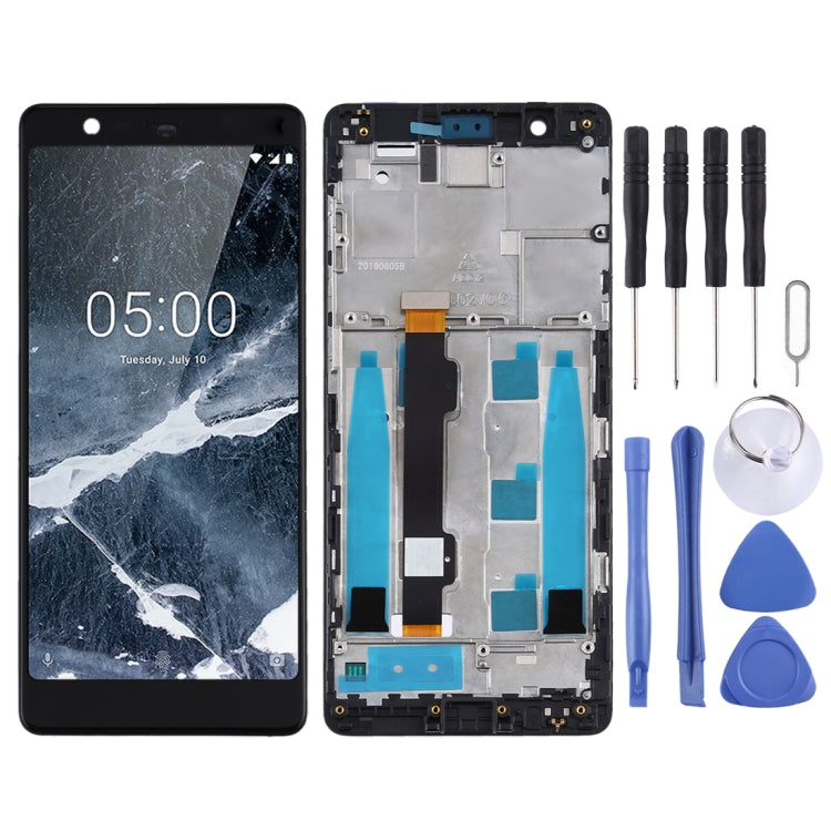 適用於 Nokia 5.1 TA-1061 TA-1075 TA-1076 TA-1088 TA-1081 TFT材質液晶觸摸總成帶框