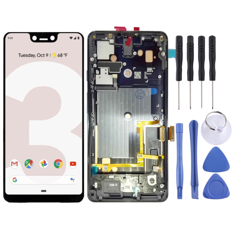 適用於Google Pixel 3 XL OEM液晶觸摸總成帶框