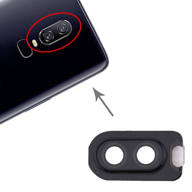 適用於 OnePlus 6 相圈 后攝像頭框帶鏡片