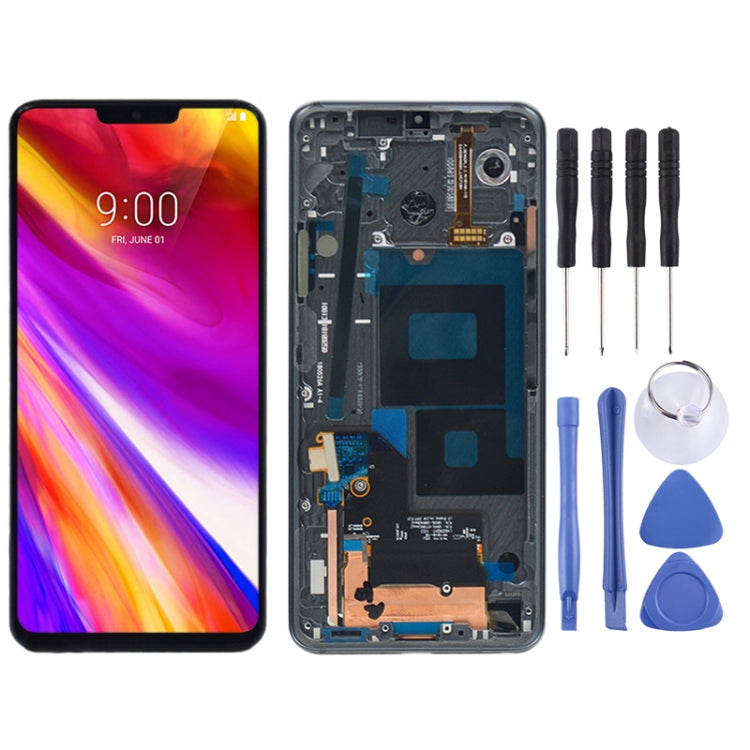 適用於 LG G7 ThinQ / G710 G710EM G710PM G710VMP 液晶觸摸總成帶框 Original LCD