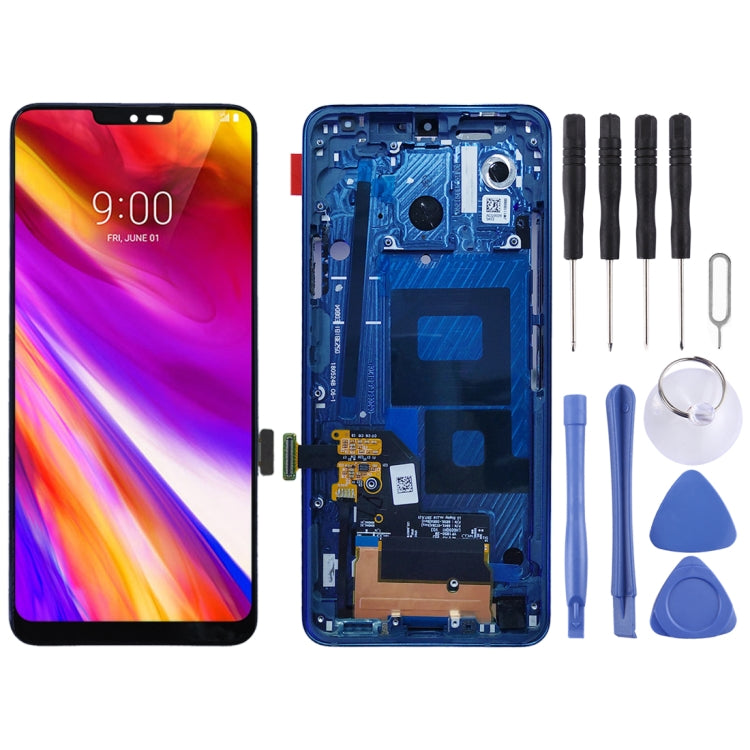 適用於 LG G7 ThinQ / G710 G710EM G710PM G710VMP 液晶觸摸總成帶框 Original LCD