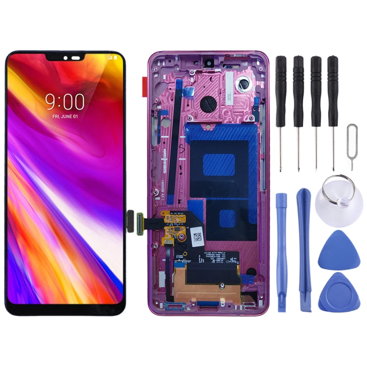 適用於 LG G7 ThinQ / G710 G710EM G710PM G710VMP 液晶觸摸總成帶框 Original LCD