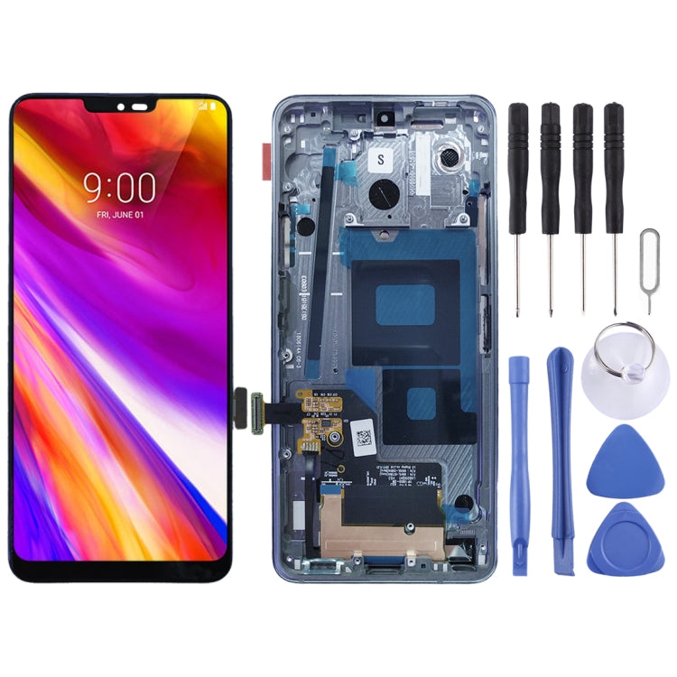 適用於 LG G7 ThinQ / G710 G710EM G710PM G710VMP 液晶觸摸總成帶框 Original LCD