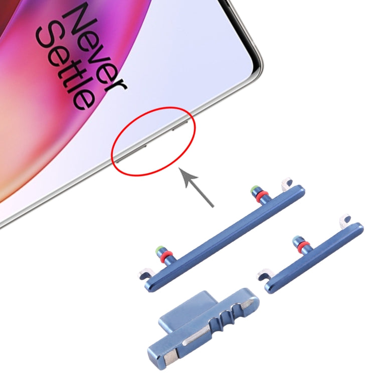 適用於 OnePlus 8 開機音量鍵/側鍵