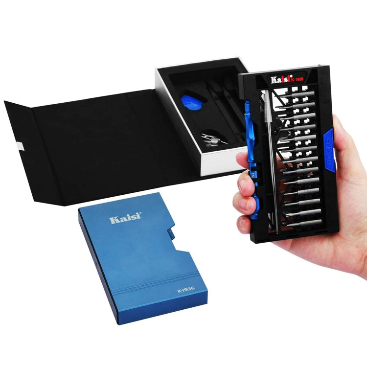 Kaisi K-1936 36合1精密螺絲刀組电子維修工具套件