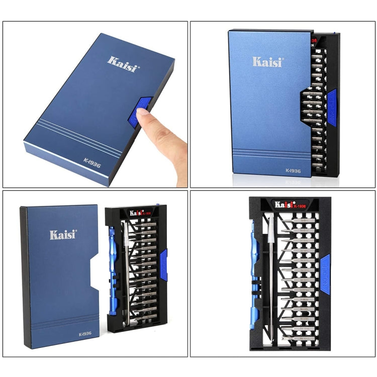 Kaisi K-1936 36合1精密螺絲刀組电子維修工具套件