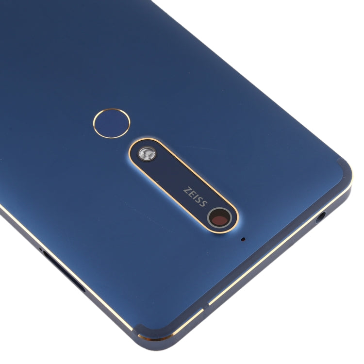 適用於 Nokia 6.1 / 6  / 6  電池后蓋帶邊鍵和相圈和指紋
