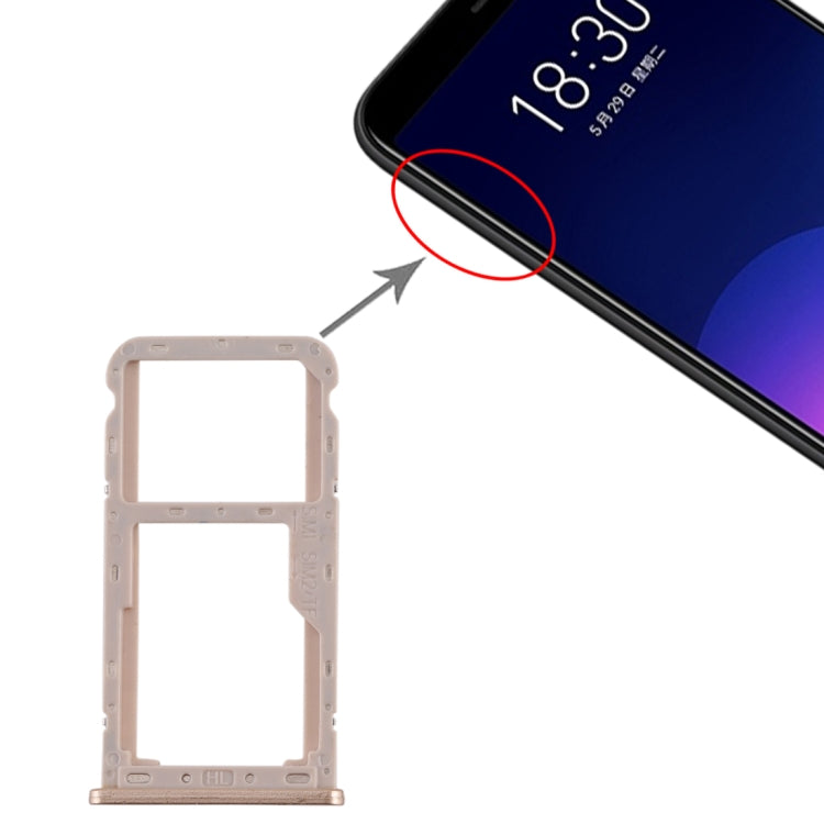 適用於魅族 魅藍6T SIM卡+SIM/Micro SD卡 卡托