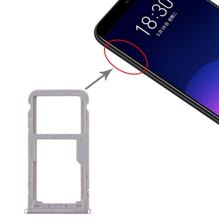 適用於魅族 魅藍6T SIM卡+SIM/Micro SD卡 卡托