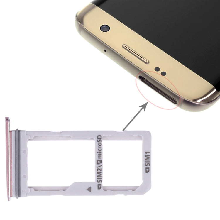 適用於三星 Galaxy S7 Edge SIM卡托和Micro SD卡托 雙卡