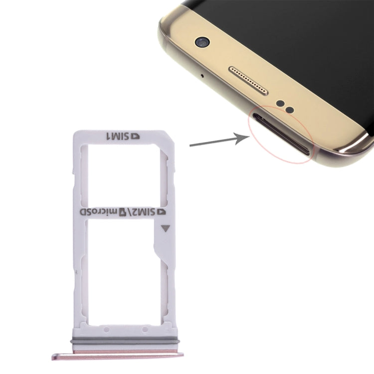 適用於三星 Galaxy S7 Edge SIM卡托和Micro SD卡托 雙卡
