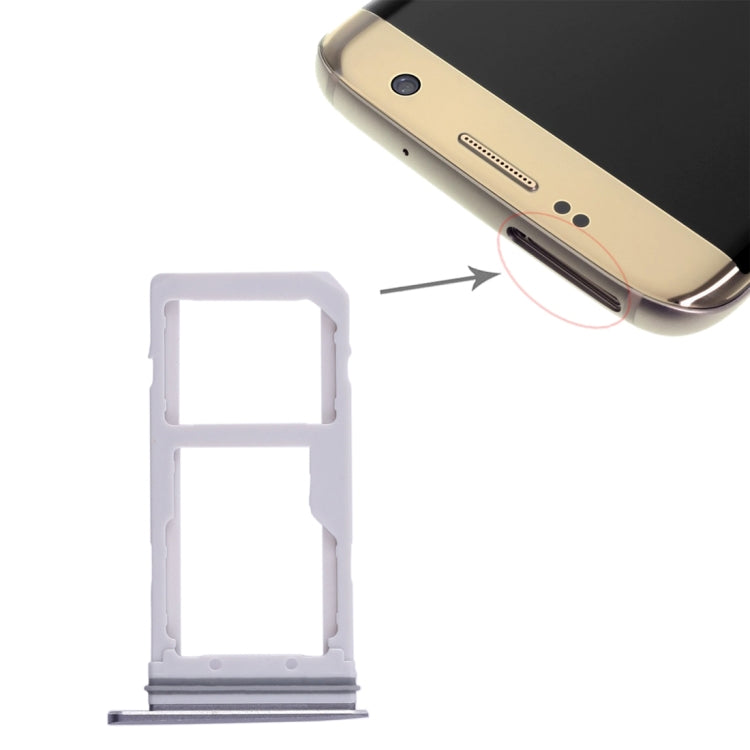 適用於三星 Galaxy S7 Edge SIM卡托和Micro SD卡托 雙卡