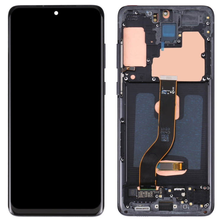 適用於 三星 Galaxy S20+ 5G SM-G986B/G985 原裝Super AMOLED液晶觸摸總成帶框