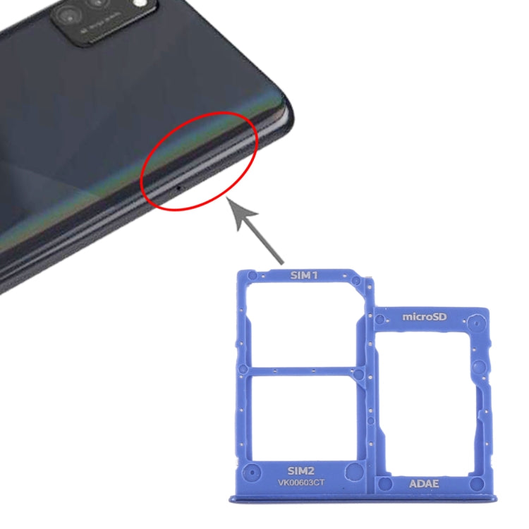 適用於 三星 Galaxy A41 / A415 SIM卡+SIM卡+Micro SD卡 雙卡 卡托