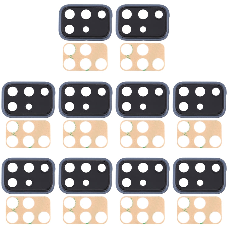 適用於 三星 Galaxy A71 相圈 后攝像頭框帶鏡片 10片賣