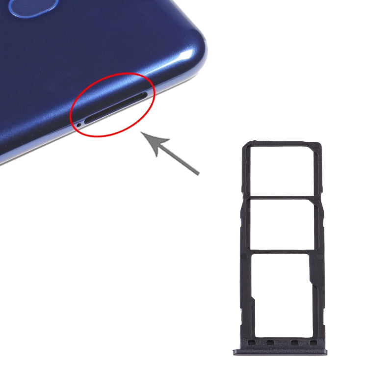 適用於 三星 Galaxy Galaxy M10 SM-M105 SIM卡+SIM卡+Micro SD卡 雙卡 卡托