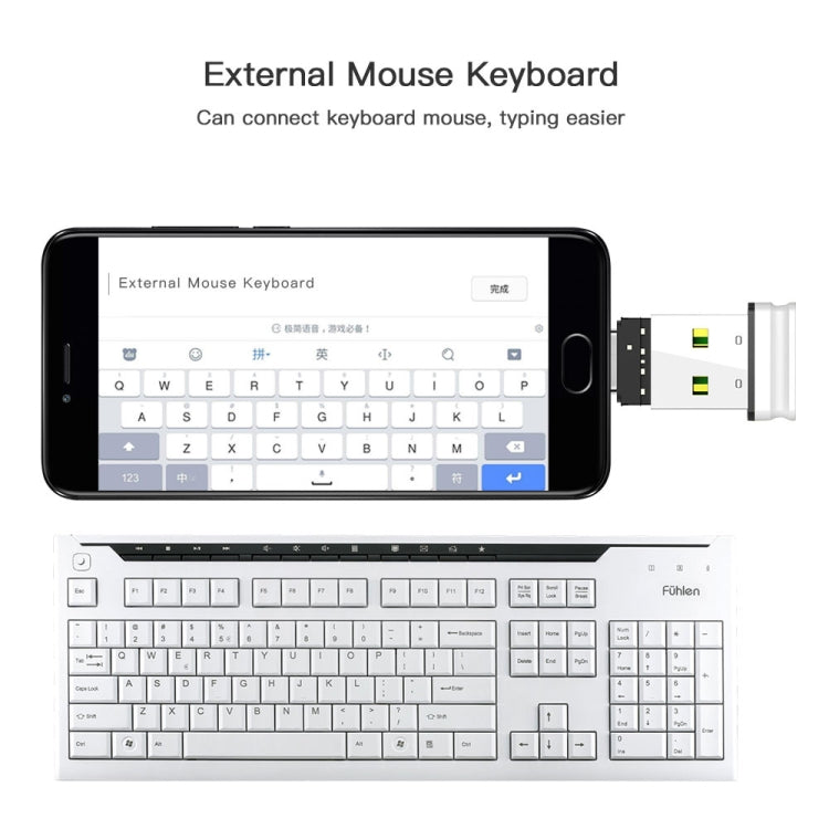 Type-C 鋁合金迷你OTG轉接頭適配器