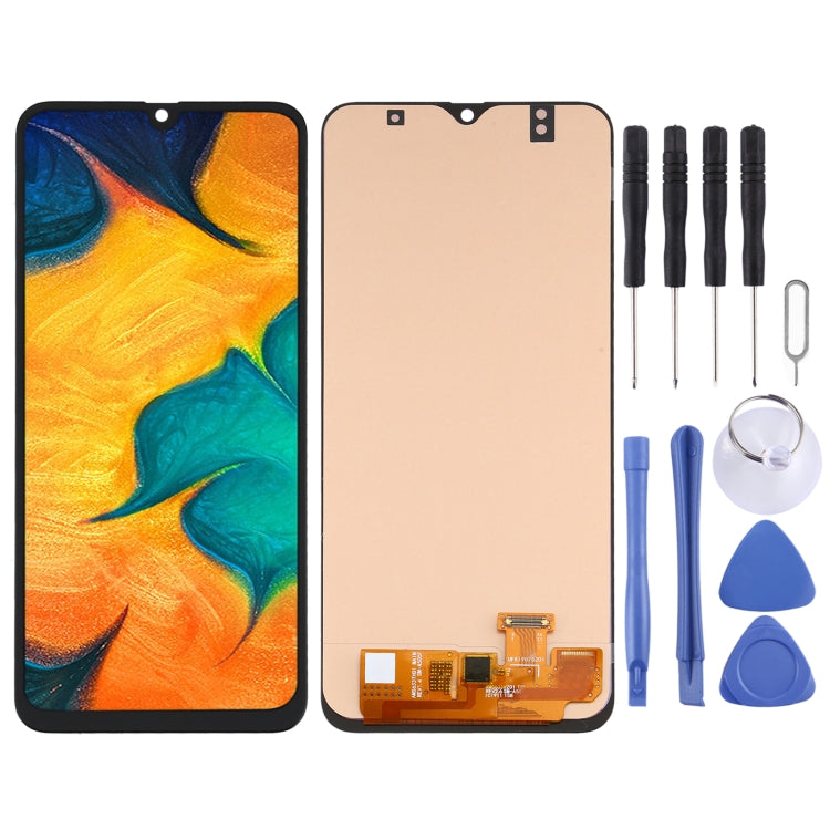 6.36 inch OLED Material LCD Screen and Digitizer Full Assembly for Samsung Galaxy A30 SM-A305