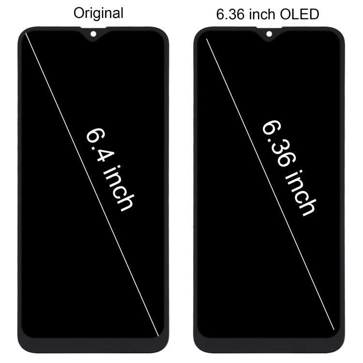 6.36 inch OLED Material LCD Screen and Digitizer Full Assembly for Samsung Galaxy A20 SM-A205