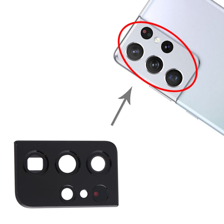適用於 三星 Galaxy S21 Ultra 5G 相圈 后攝像頭框帶鏡片