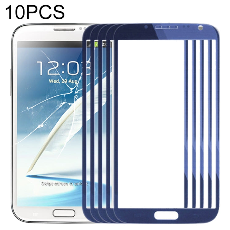 10個一賣 適用於 三星 Galaxy Note II / N7100 前屏玻璃蓋板/液晶鏡面