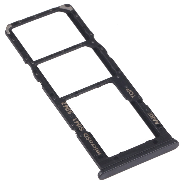 適用於 三星 Galaxy A12 SM-A125 SIM卡+SIM卡/Micro SD卡 雙卡卡托