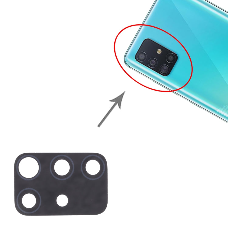 適用於 三星 Galaxy A51 SM-A515 攝像頭鏡片 10套一賣