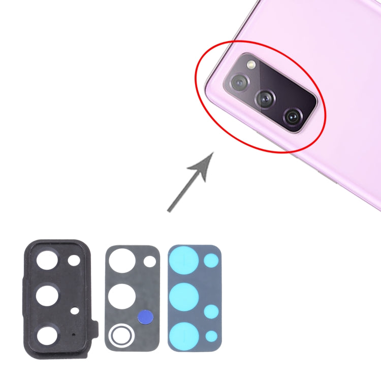 適用於三星 Galaxy S20 FE 5G SM-G781 相圈后攝像頭框帶鏡片 10套一賣