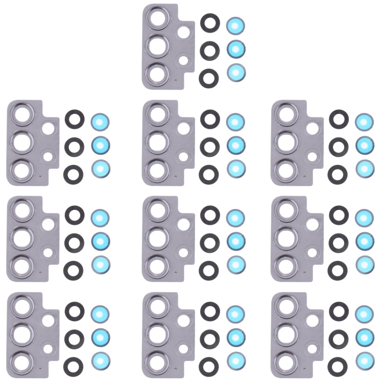 適用於三星 Galaxy A52 SM-A525 相圈后攝像頭框帶鏡片 10套一賣