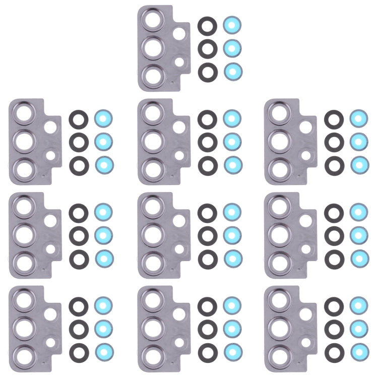 適用於三星 Galaxy A52 5G SM-A526相圈后攝像頭框帶鏡片 10套一賣