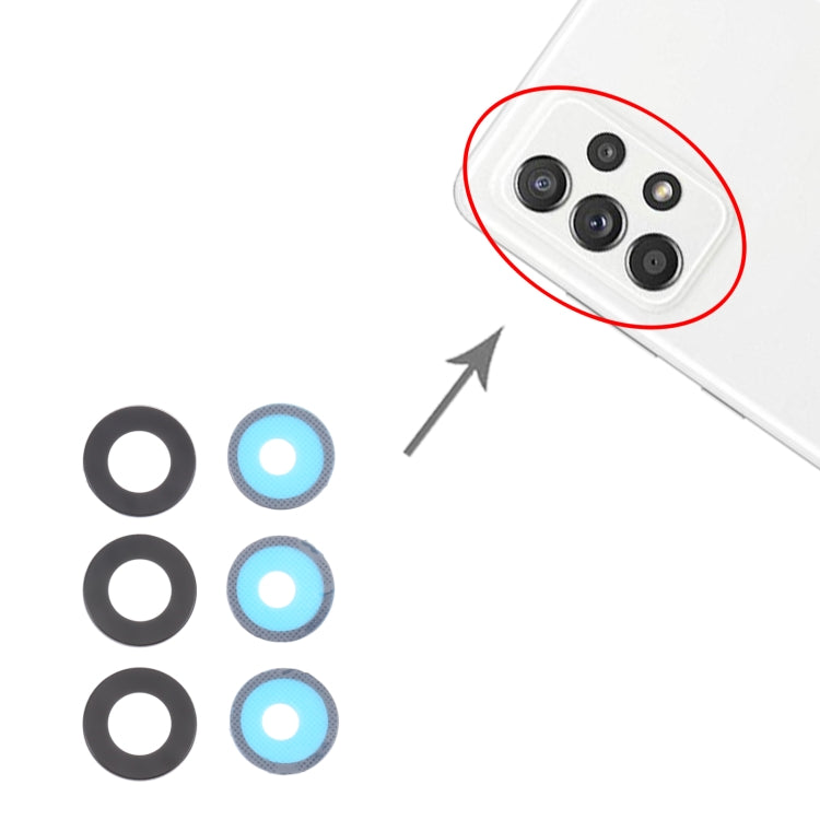 適用於 三星 Galaxy A52 5G SM-A526 攝像頭鏡片 10套一賣