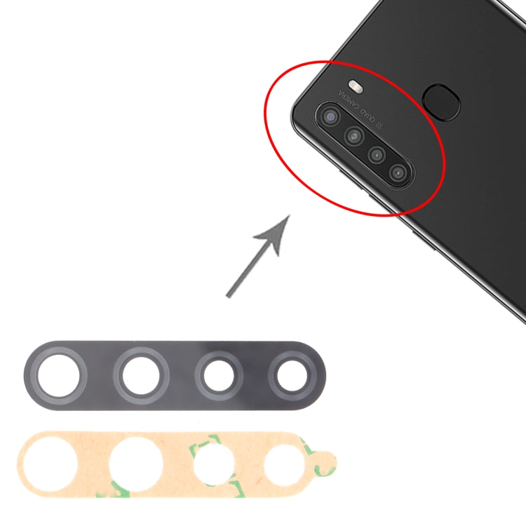 適用於 三星 Galaxy A21 SM-A215 攝像頭鏡片 10套一賣