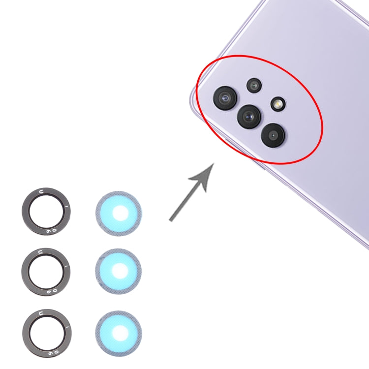 適用於 三星 Galaxy A32 5G SM-A326 攝像頭鏡片 10套一賣